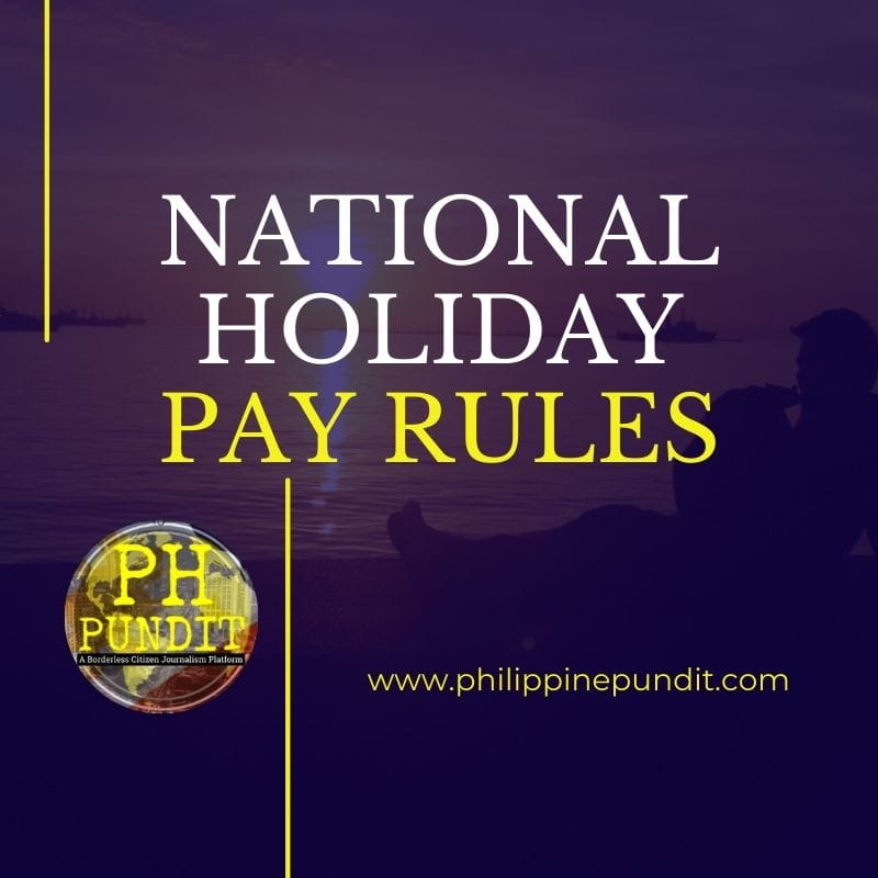 National Holiday Pay Rules