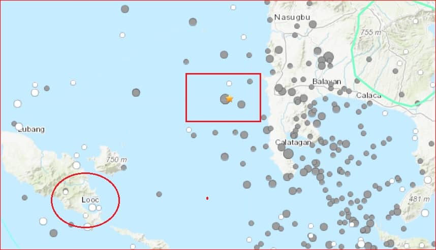 Magnitude 5.7 earthquake in Mindoro