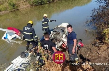 Pilot dead in a 2-seater plane crash in Alaminos