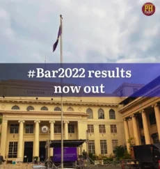 Successful Examinees of the 2022 bar exams