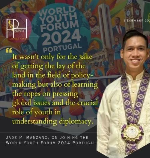 Jade Manzano at the World Youth Forum 2024 Portugal Jade Manzano at the World Youth Forum 2024 Portugal