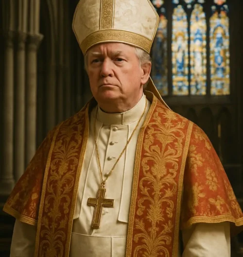AI-Generated Image of Trump as Pope AI-generated image of Trump as Pope